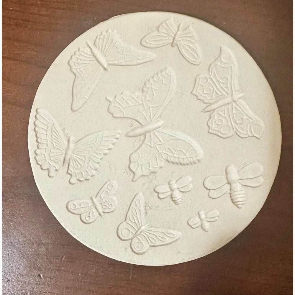 Vintage 1950's Duncan Bisque Mold EZ Press No.‎ 9 Butterflies NEW